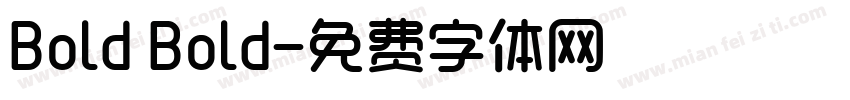 Bold Bold字体转换